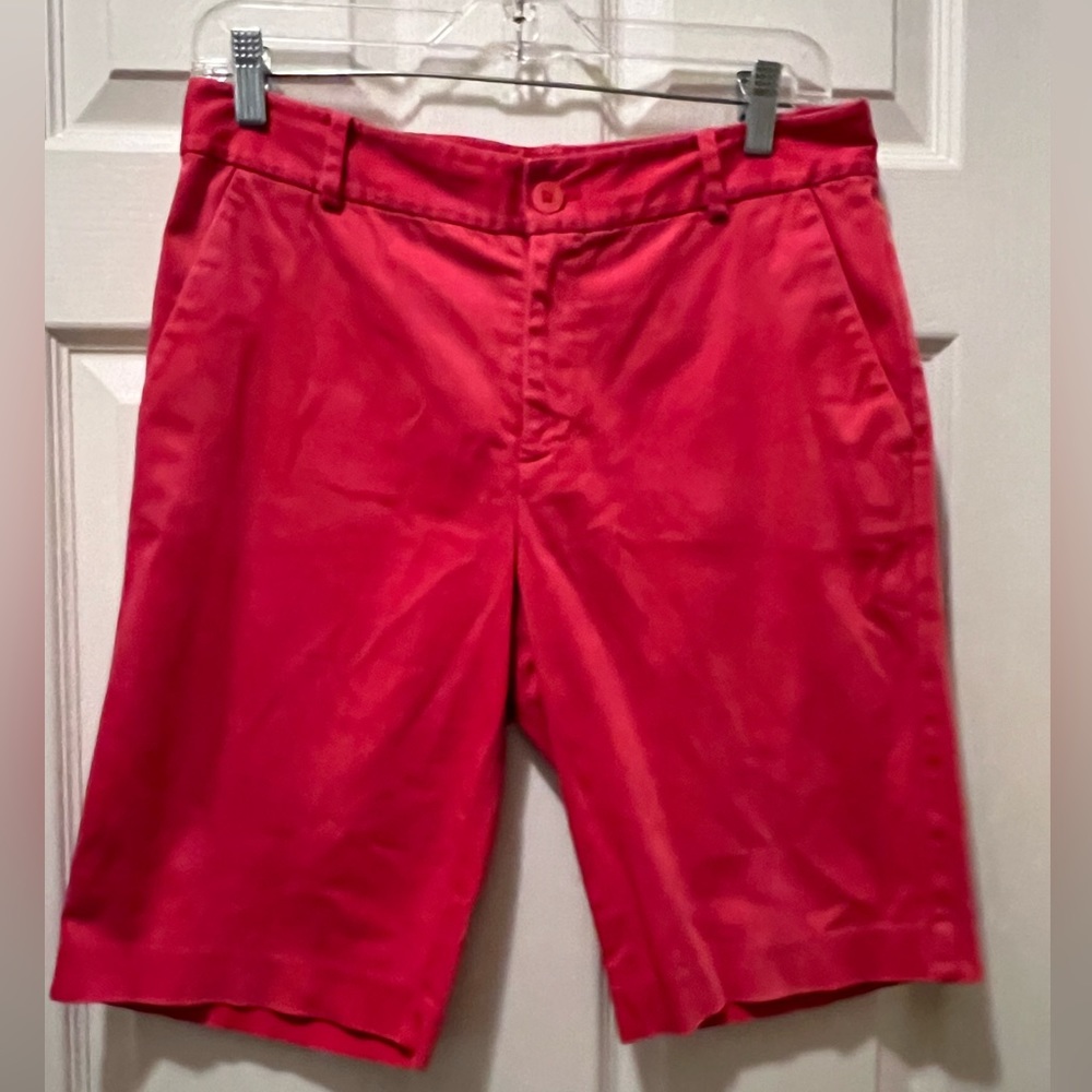 Lauren Ralph Lauren Red Bermuda Shorts Size 8